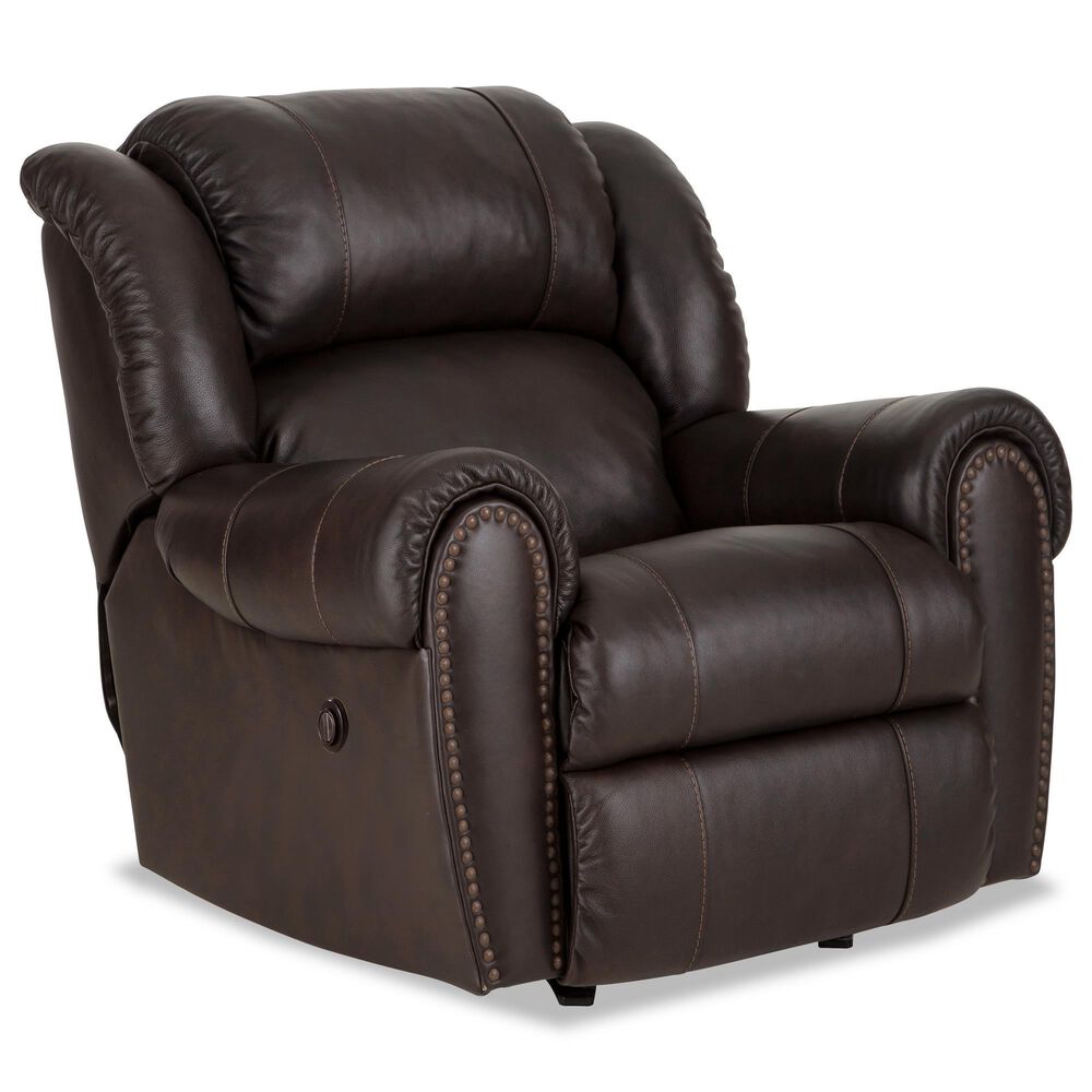 HomeStretch Laredo Power Rocker Recliner in Stetson Dark Brown, , large
