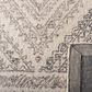 Safavieh Micro-Loop 3" x 5" Ivory and Light Brown Area Rug, , large