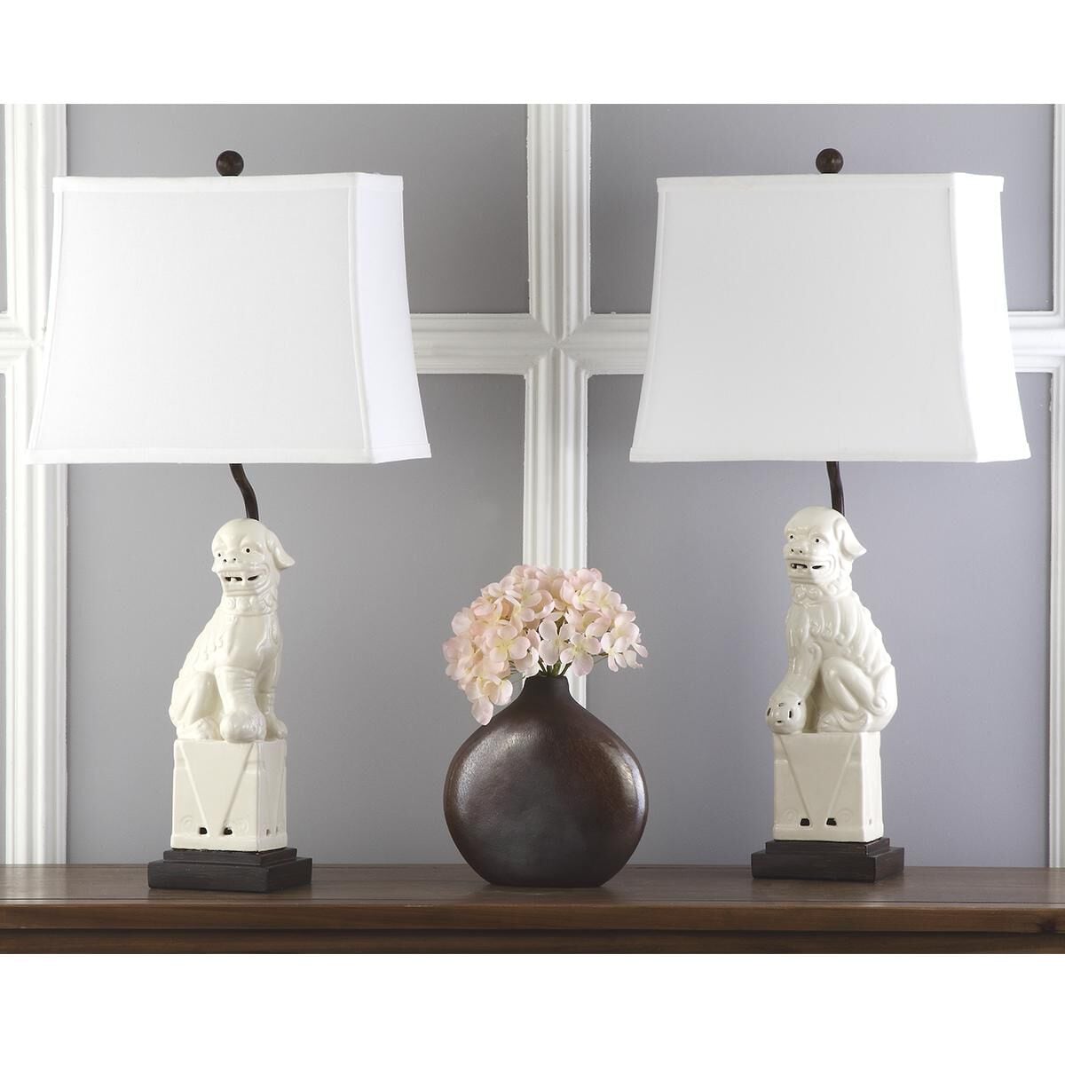 Foo dog online table lamp
