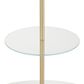 Lumisource Chloe Floor Lamp in White and Gold, , large
