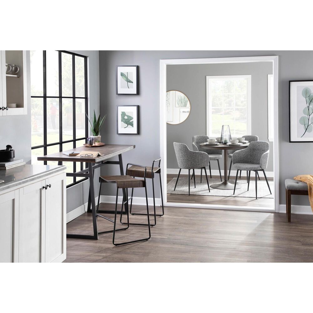 Lumisource Dakota Dining Table in Espresso - Table Only, , large