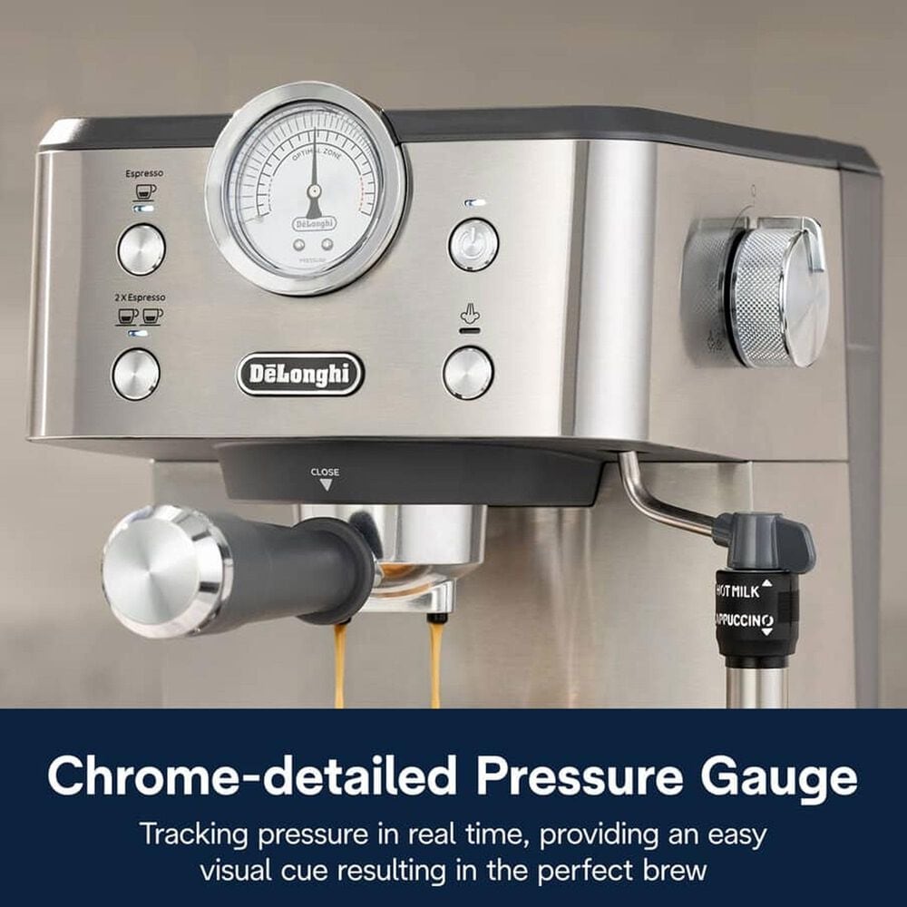 DeLonghi Linea Classic 57 Oz Espresso Machine in Metal, , large
