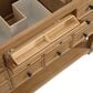 James Martin Malibu 48" Single Bathroom Vanity in Amber Birch with 3 cm White Zeus Quartz Top and Rectangular Sink, , large
