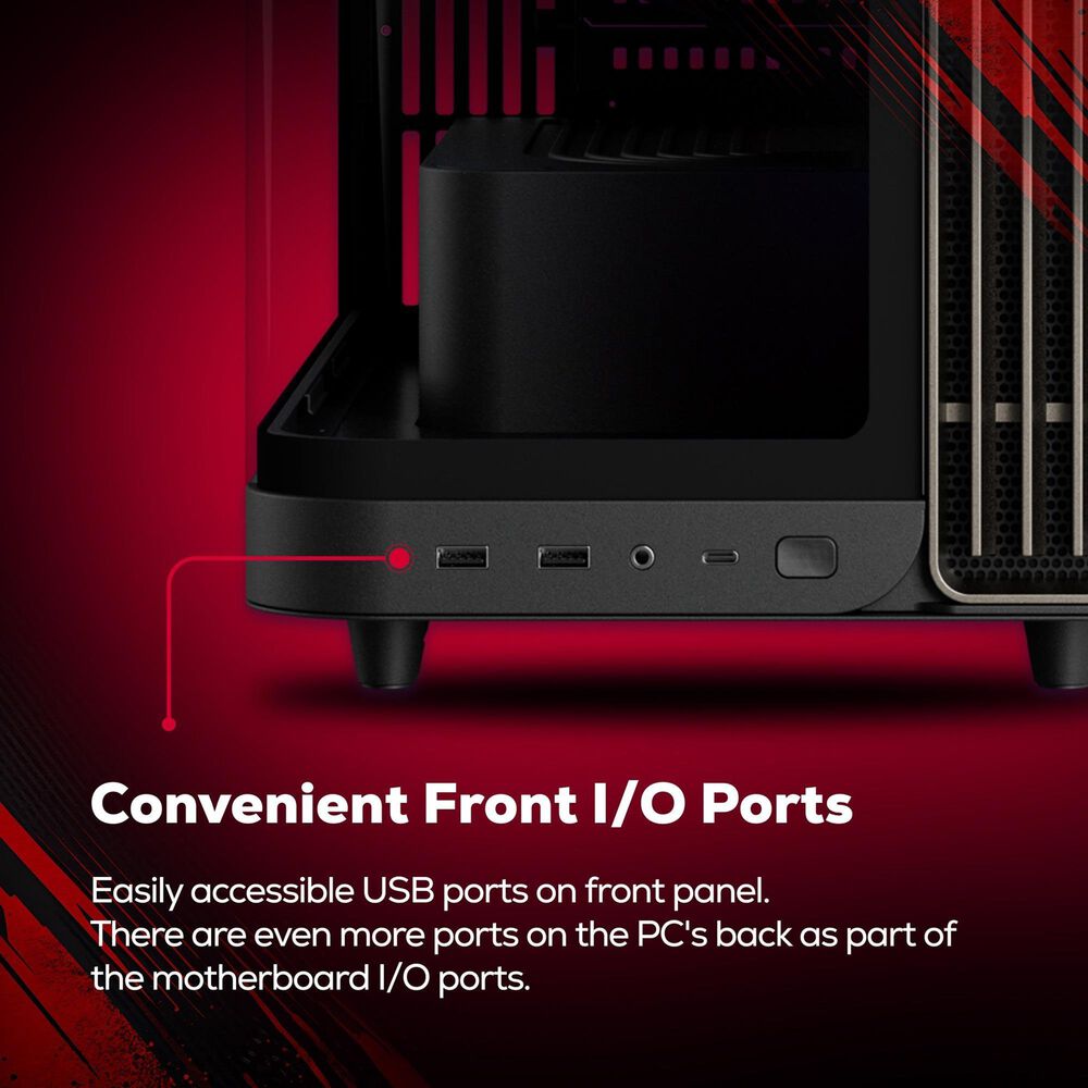 iBUYPOWER Trace Gaming Desktop PC | AMD Ryzen 7 9800X3D - 32GB RAM - NVIDIA GeForce RTX 5070 Ti Graphics - 2TB SSD in Black, , large