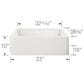 Blanco Ikon 33" Apron Single Bowl Farmhouse Sink in White, , large