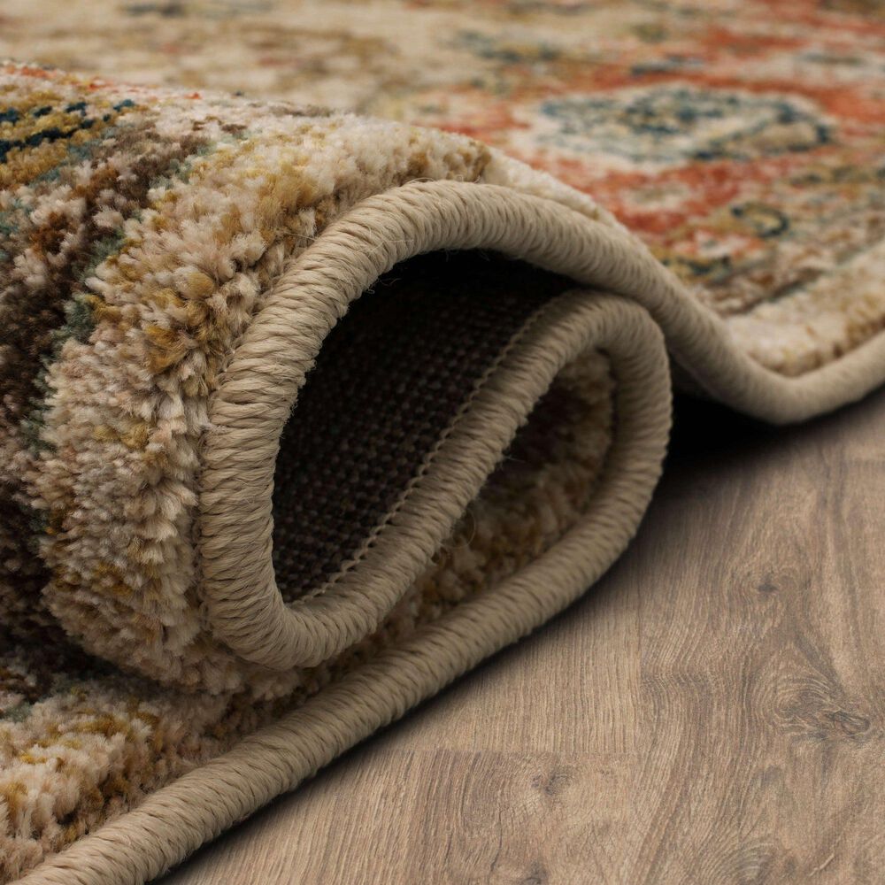 Karastan Spice Market Koyna Cream 12&#39; x 15&#39; Area Rug, , large