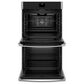 GE Appliances 2-Piece Kitchen Package with Stainless Steel 10 Cu. Ft. Double Electric Wall Oven and Black 30" Electric Cooktop, , large
