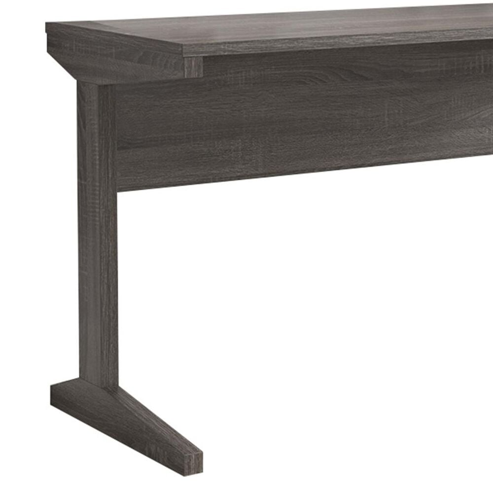 Living Essentials Writing Desk in Distressed Grey, , large