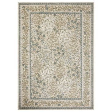 Rifle Paper Co. x Loloi Laurel Wildwood Garden 9"2" x 12"2" Cream Area Rug, , large