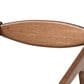 Baxton Studio Harland Arm Chair with Grey Cushion in Walnut Brown (Set of 2), , large
