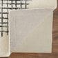 Feizy Maddox 8" x 10" Ivory and Charcoal Area Rug, , large