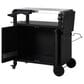 HOMLUX 45" Outdoor Kitchen Island in Black and Stainless Steel, , large