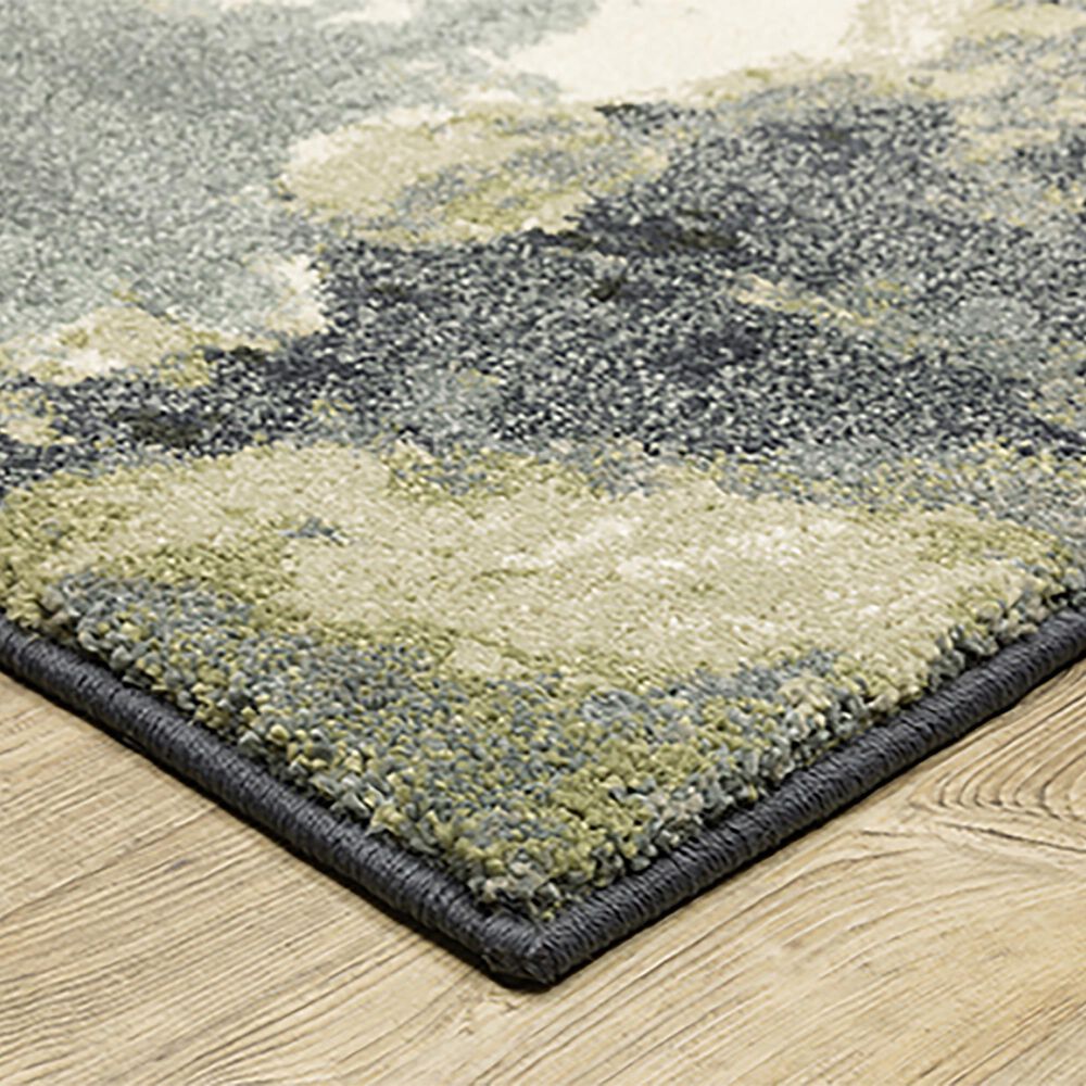 Oriental Weavers Seneca SE11A 7&#39;10&quot; x 10&#39; Blue and Green Area Rug, , large