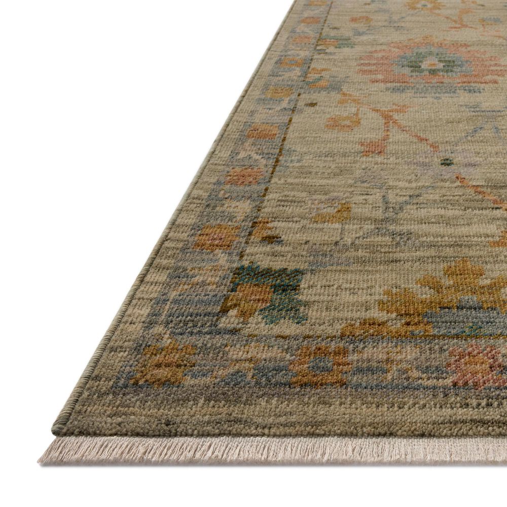 Loloi Reign Sage and Multicolor 6' x 9' Area Rug, , large