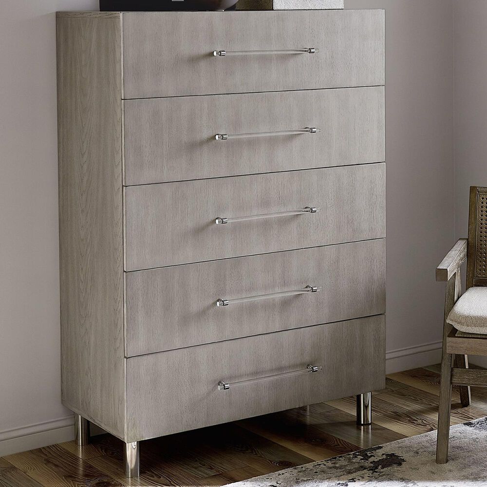 Urban Home Argento 5-Drawer Chest in Misty Grey, , large