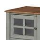 Ashley Mirimyn Accent Cabinet in Antiqued Gray, Brown and Clear, , large