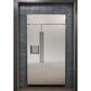 Monogram 48" Smart Built-In Side by Side Refrigerator in Stainless Steel (Handles Sold Separately), , large