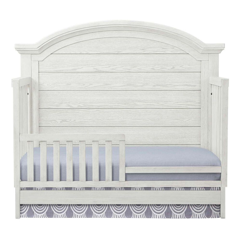 Eastern Shore Foundry Curved Top Convertible Crib in White Dove, , large