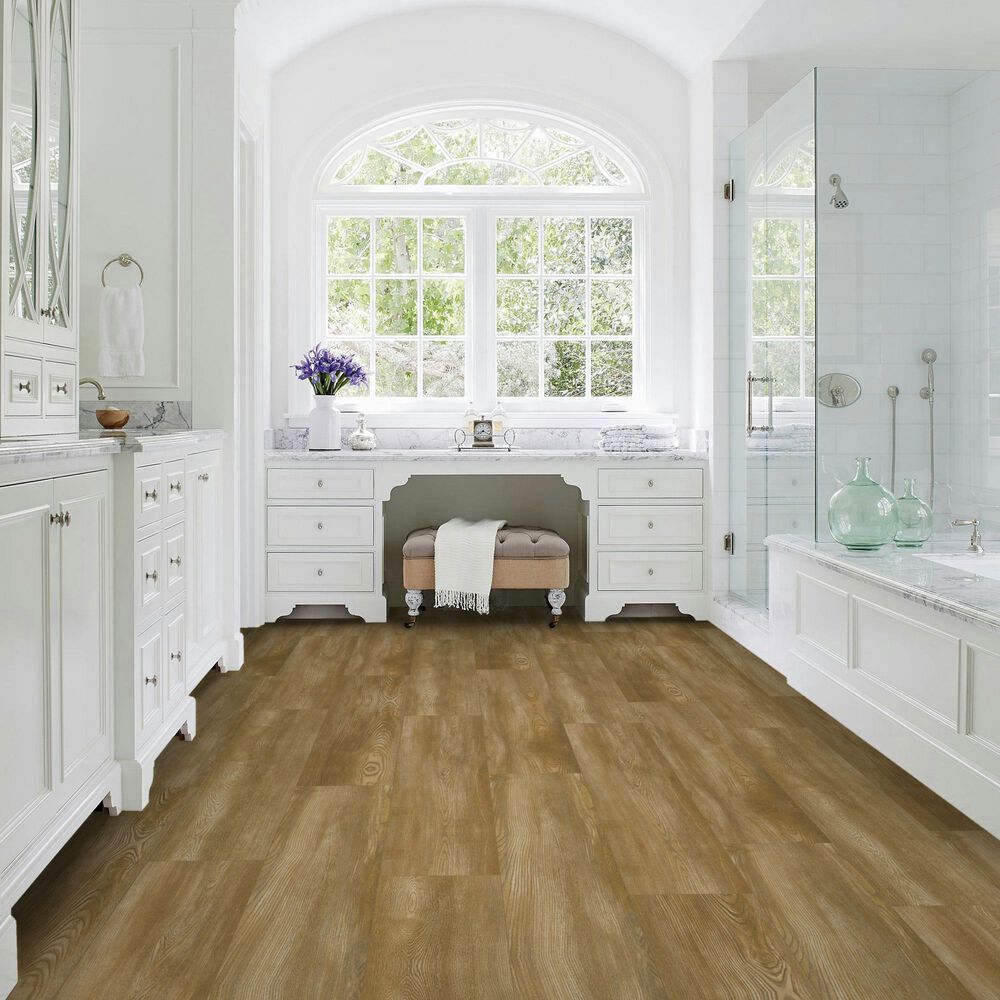 Karastan Curated Grain Acorn 9" x 60" Luxury Vinyl Plank, , large