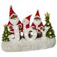 The Gerson Company 10" JOY Center Santa and Snowman Table Decor, , large