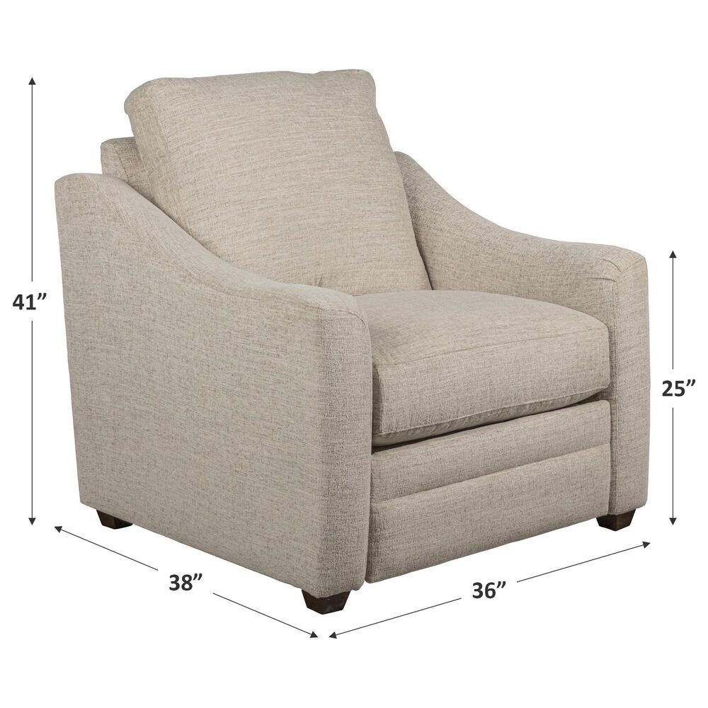 Hickorycraft Furniture Power Recliner in Tan, , large