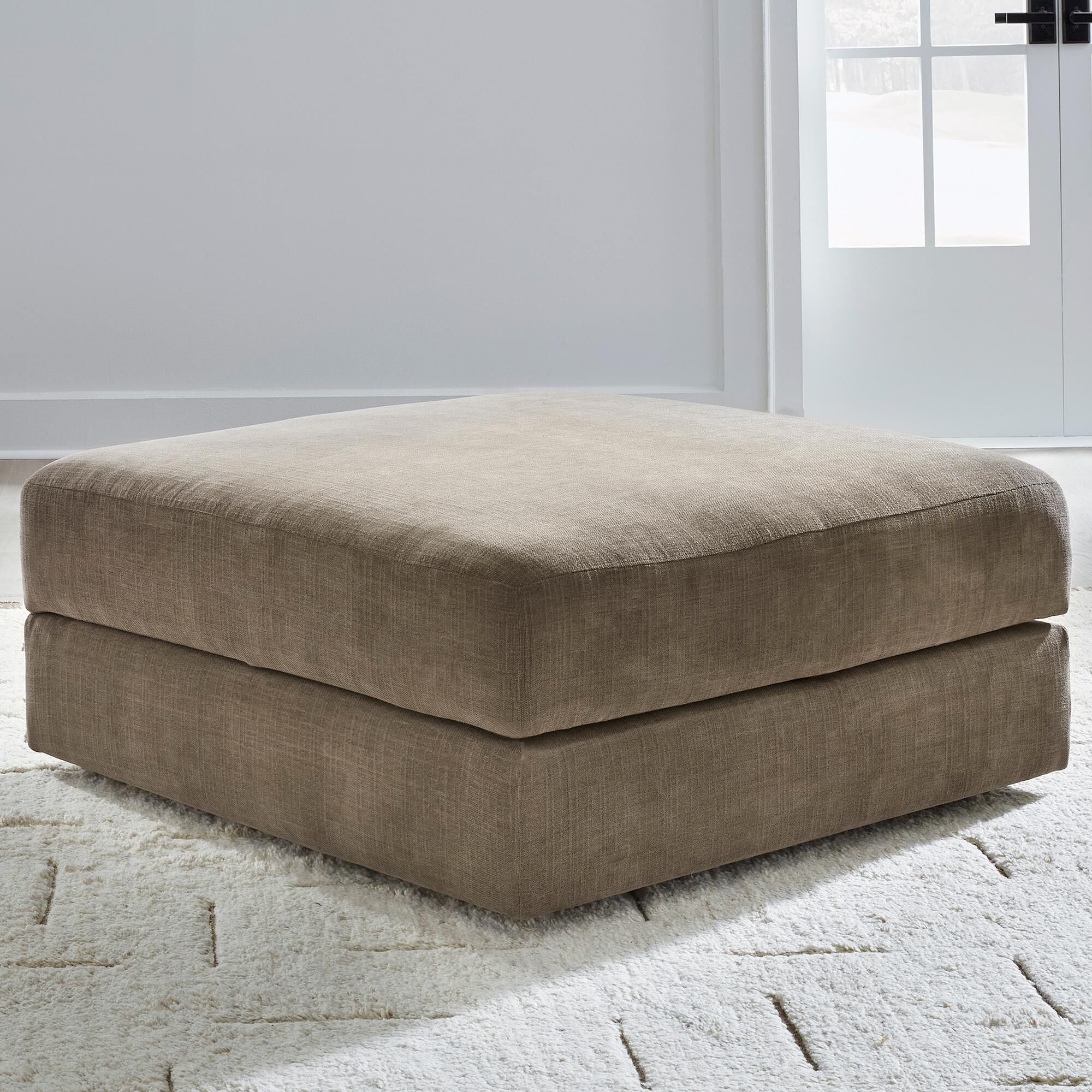 Ashley Camellia-Court Storage Ottoman in Coffee