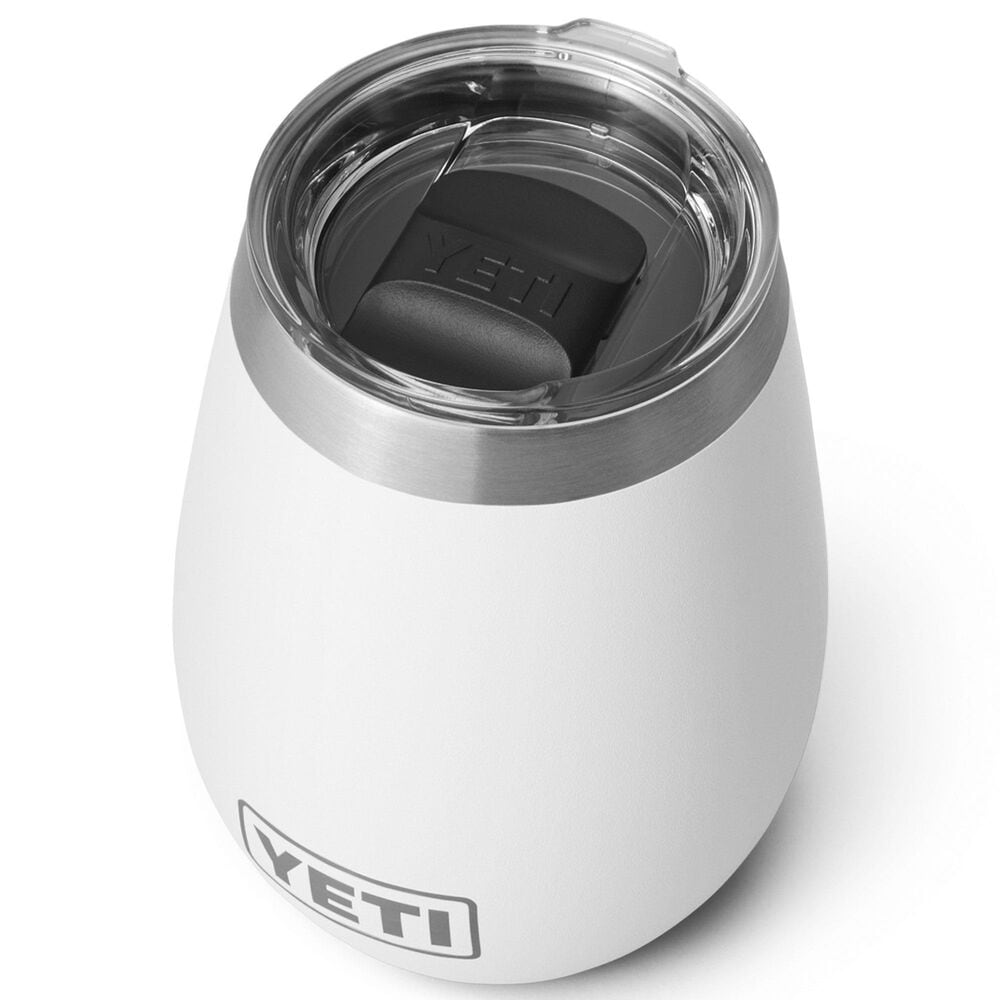 YETI Rambler 10 Oz Wine Tumbler with MagSlider Lid in White, , large