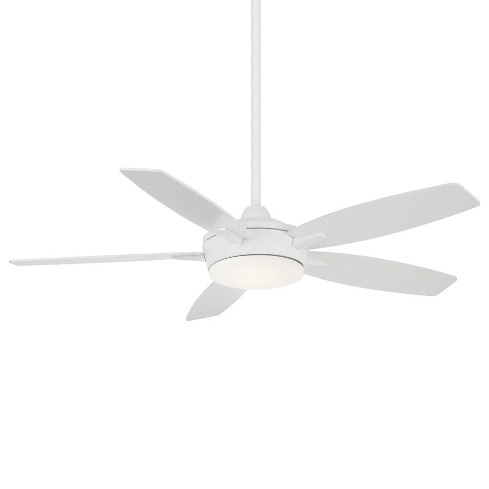 Minka-Aire Espace 52" Ceiling Fan with LED Light in White, , large