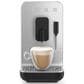 SMEG 47.34 Oz Automatic Coffee Machine Steam Wand in Black and Smoky Gray, , large