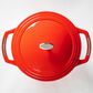 Lodge USA Enamel 7.5 Qt. Cast Iron Dutch Oven in Cherry On Top, , large