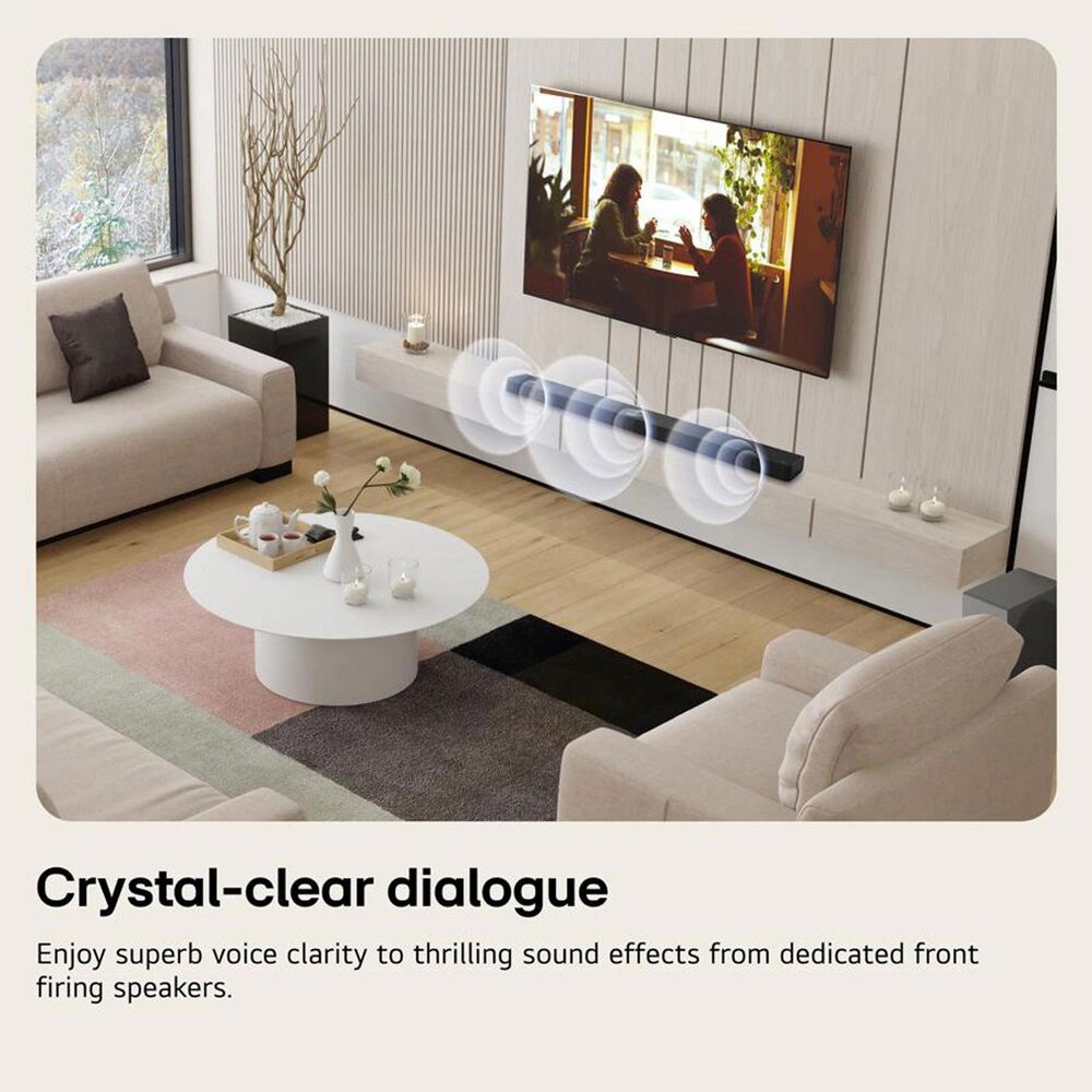 LG 75" Class UA77 4K UHD AI - Smart TV with 3.1 Channel Soundbar System in Black, , large