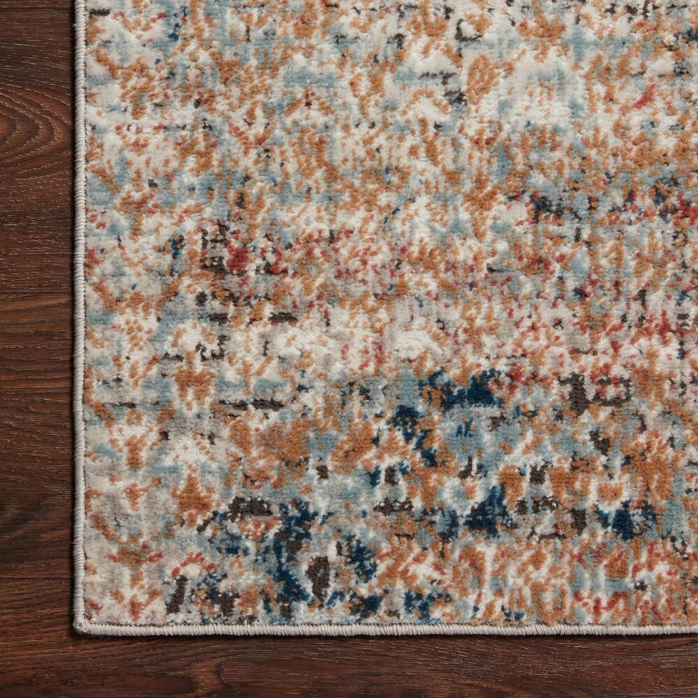 Loloi II Bianca  2&#39;8&quot; x 4&#39; Ocean and Spice Area Rug, , large