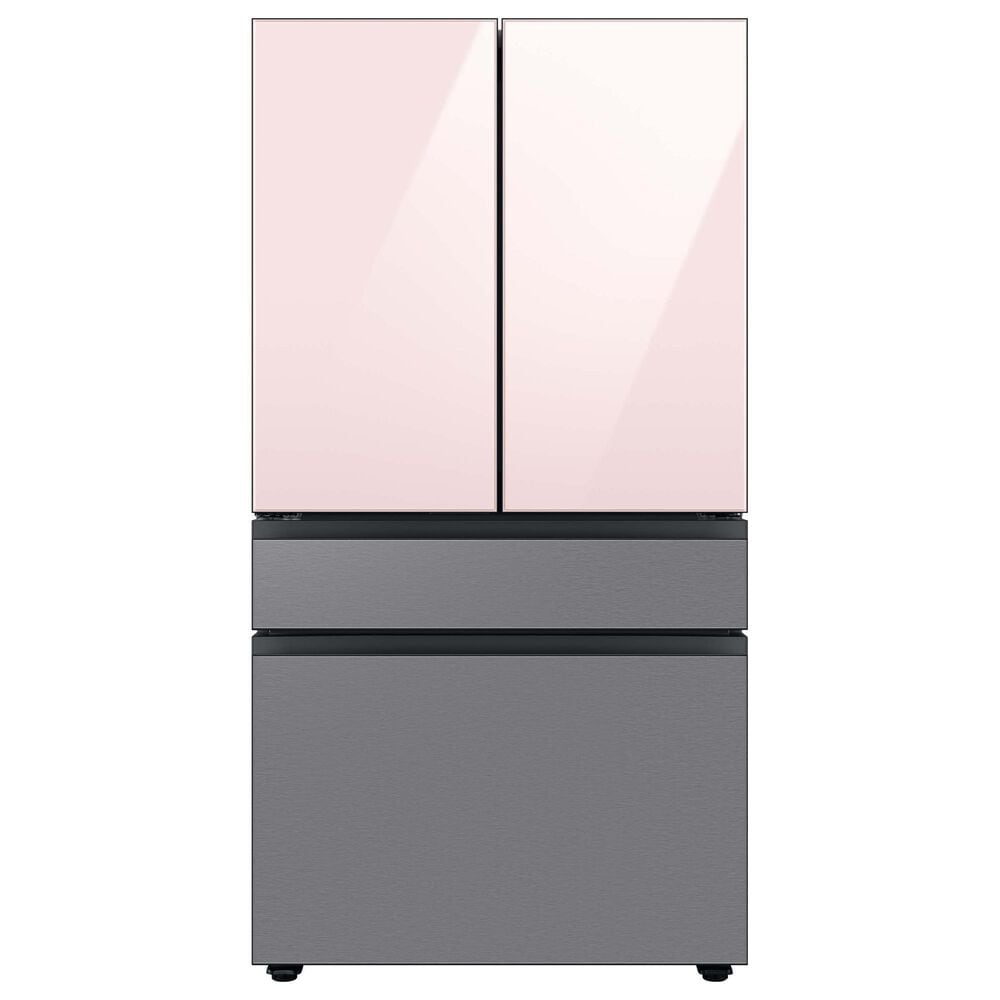Samsung Bespoke Bespoke 4-Door French Door Refrigerator Middle Panel in Stainless Steel, , large