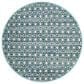 Safavieh Montauk Southwestern 6" Round Turquoise and Multicolor Area Rug, , large