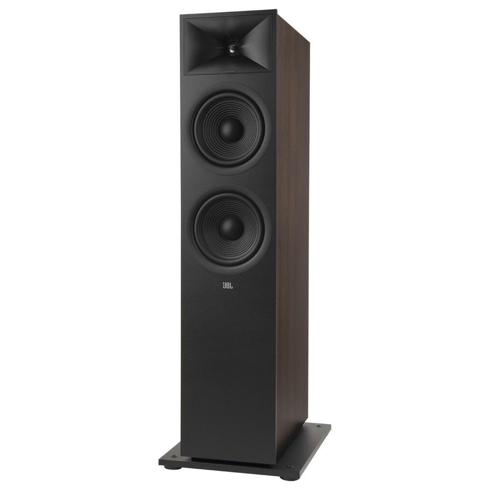 JBL 8 Floorstanding Loudspeaker + 4.5 Surround Sound Loudspeaker + 5.25 Bookshelf Loudspeaker + 4.5 Center Channel Loudspeaker in Espresso + 12&quot; Powered Subwoofer in Latte + 9.2 Channel AV 8K Receiver in Black, , large