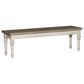 Belle Furnishings Heartland Bench in White, , large