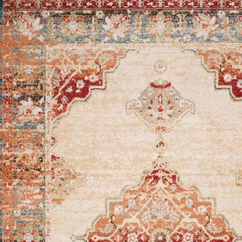Loloi II Isadora ISA-04 8&#39; x 10&#39; Antique Ivory and Sunset Area Rug, , large