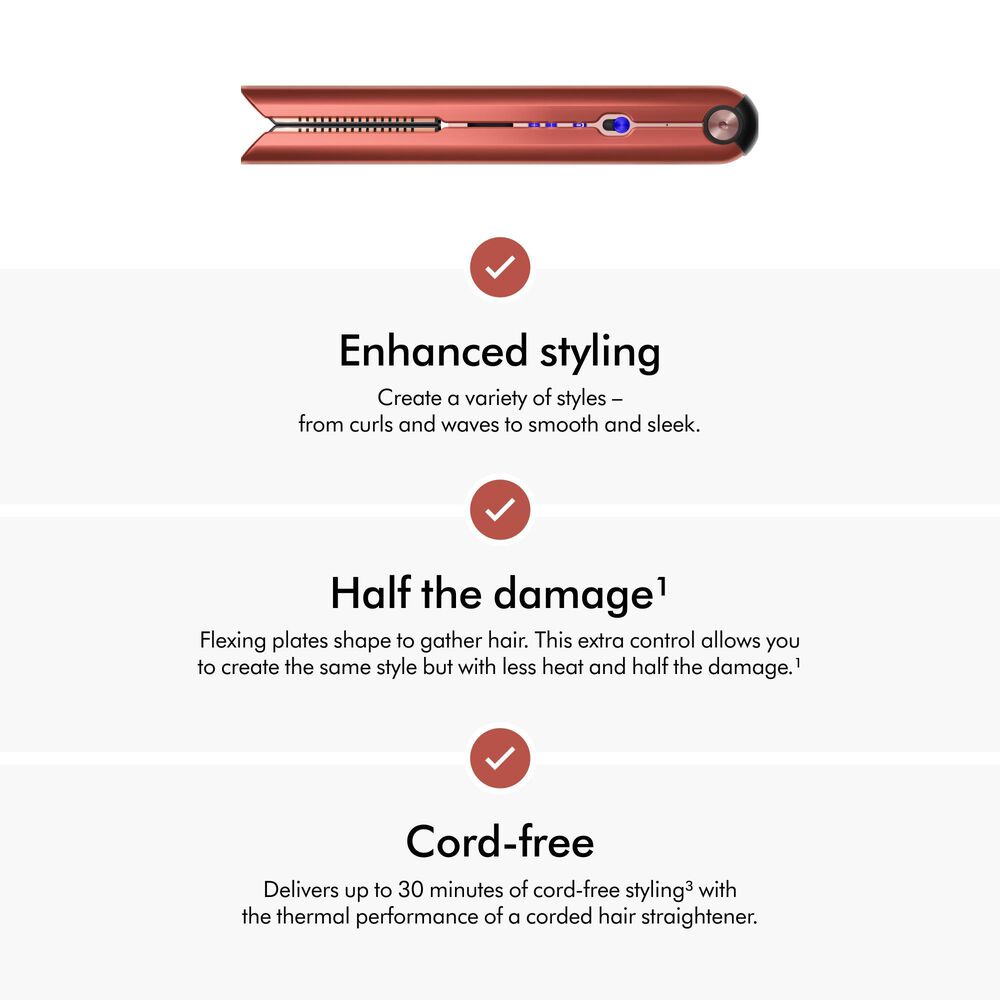 Dyson Corrale styler straightner in Strawberry Bronze, , large