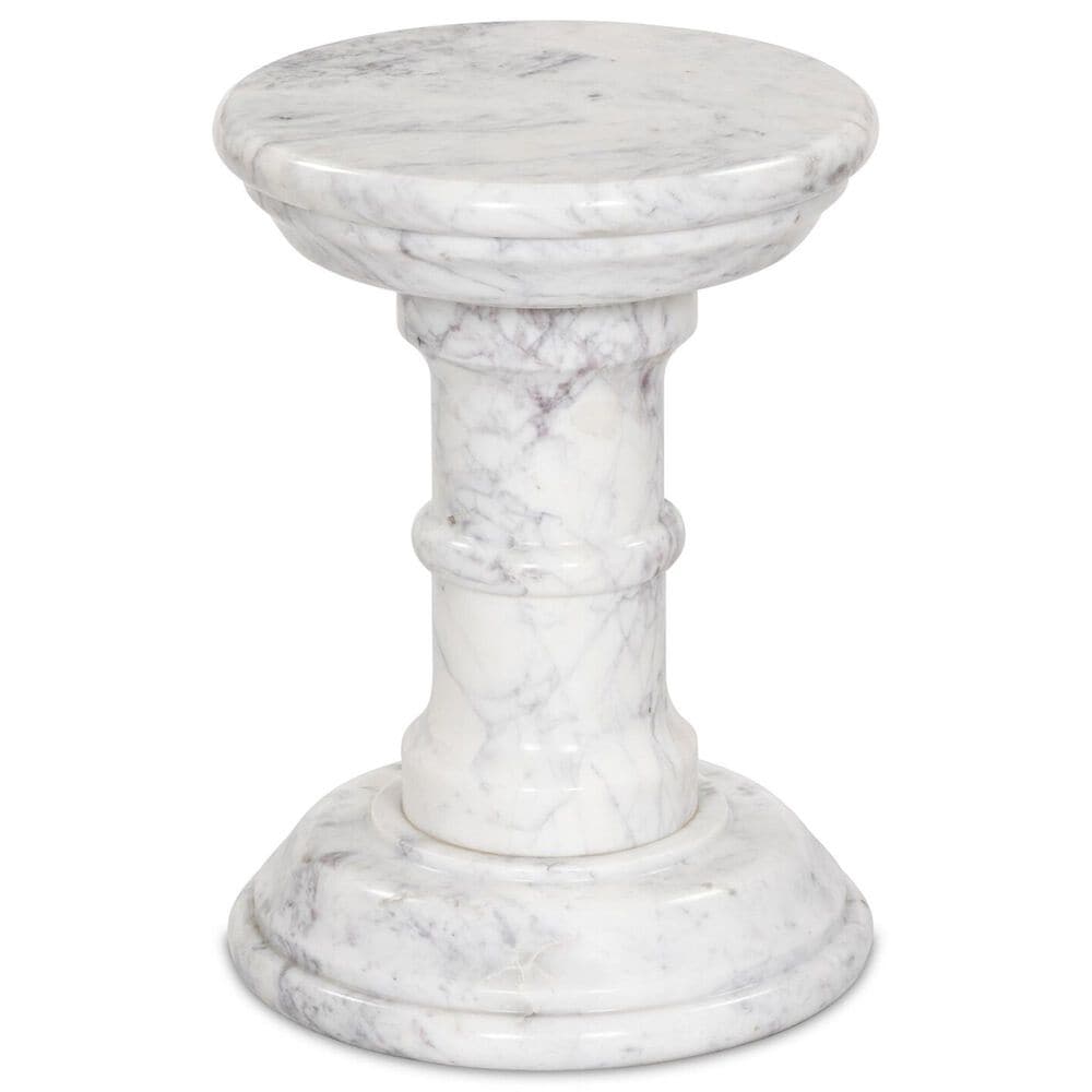 Four Hands Cyprus End Table in White, , large