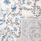 Safavieh Madison MAD603K 10" x 14" Turquoise and Ivory Area Rug, , large