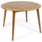 Hearth and Haven 5-Piece Outdoor Round Dining Set with Cream Cushion in Brown Mix, , large