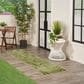 Nourison Aloha ALH41 2"3" x 8" Ivory and Green Indoor/Outdoor Runner, , large