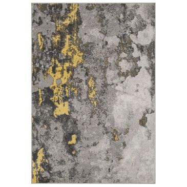 Safavieh Adirondack ADR134H 6" x 9" Grey and Yellow Area Rug, , large