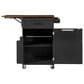HOMLUX 39" Outdoor Kitchen Island in Black, , large
