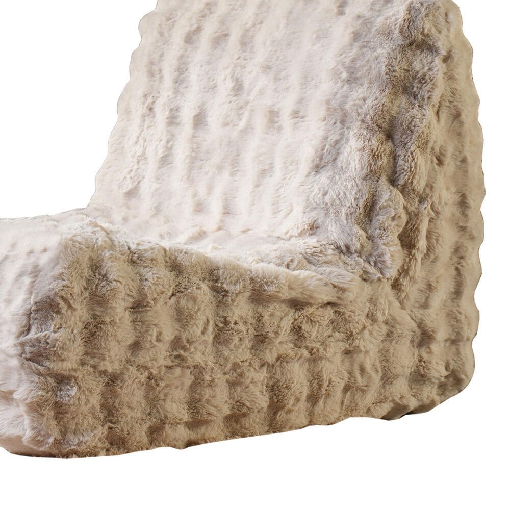 HOMLUX Togo Sofa Bean Bag Chair in Beige, , large