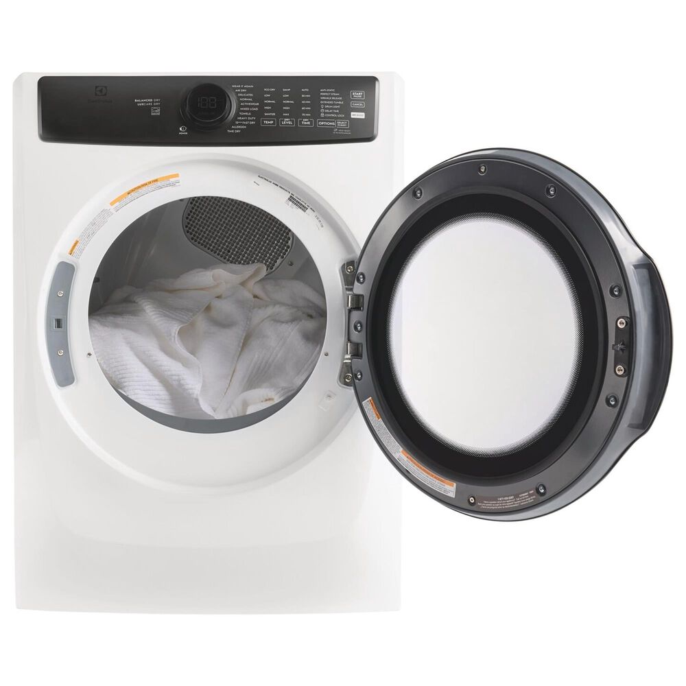 Electrolux 4.5 Cu. Ft. Front Load Washer and 8.0 Cu. Ft. Gas Dryer in Matte White, , large