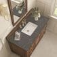 James Martin Vanities Lorelai 48" Single Vanity in Mid-Century Walnut with 3 cm Parisien Bleu Quartz Top, , large