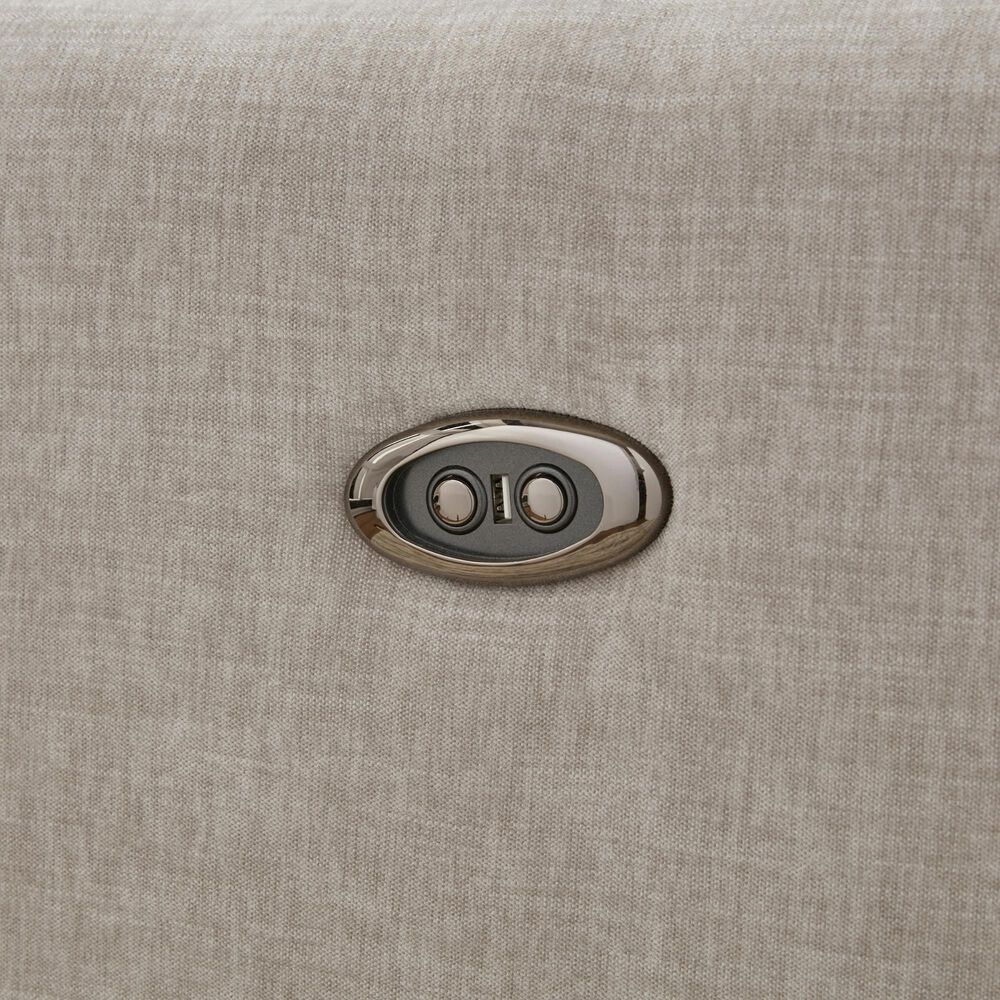Ashley McBurg Swivel Power Recliner in Taupe, , large