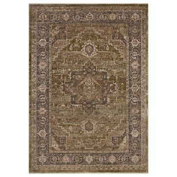 Loloi Haywood Moss and Charcoal 2"7" x 8" Runner, , large