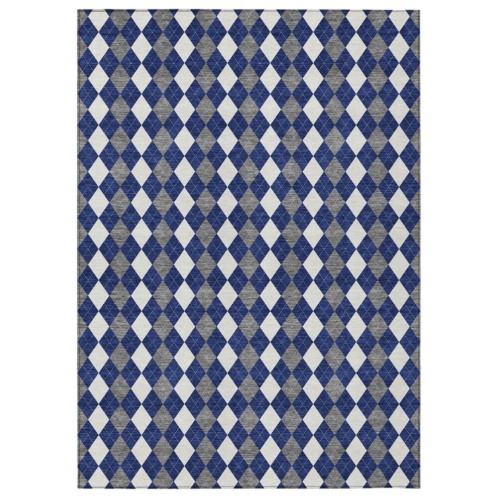 Dalyn Rug Company Wonderland WN20 3" x 5" Navy Indoor/Outdoor Area Rug, , large